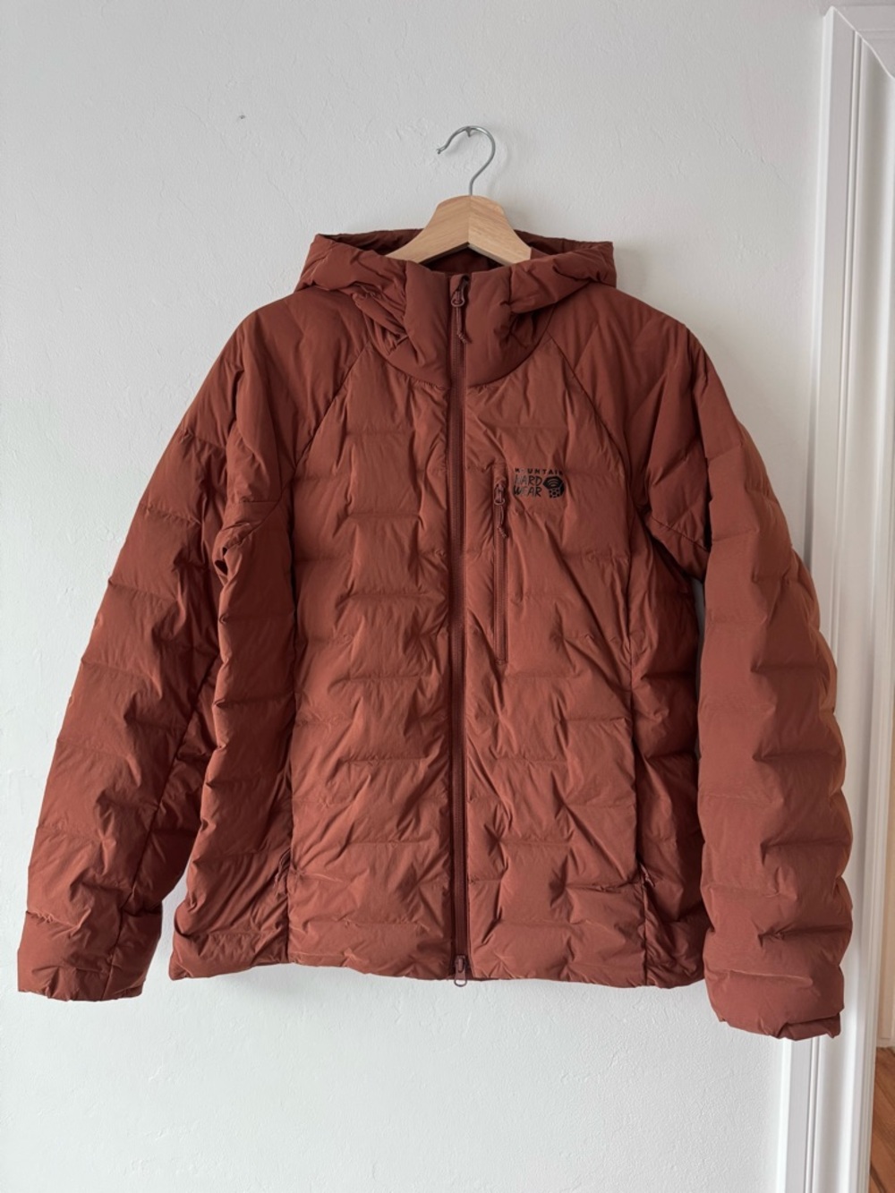 Mountain Hardwear Stretchdown Hoody Women’s Insulated Hooded Jacket Iron Oxide